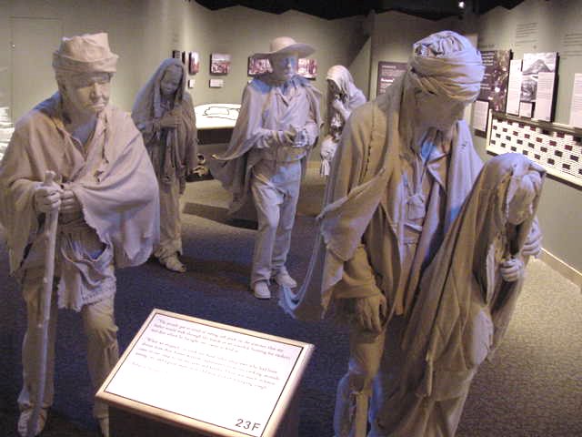 Trail of tears exhibit