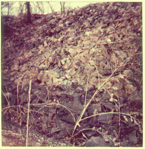 1,500 year olf pile of rocks at the Pipestone Quarries.