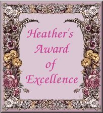 excellence award from heather