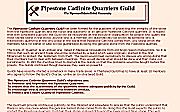 link to the Pipestone Catlinite Quarriers Guild